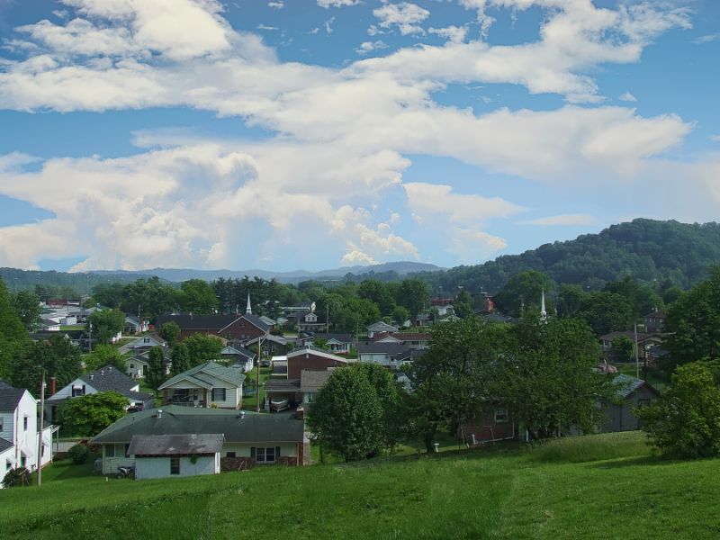 High angle view of Corbin